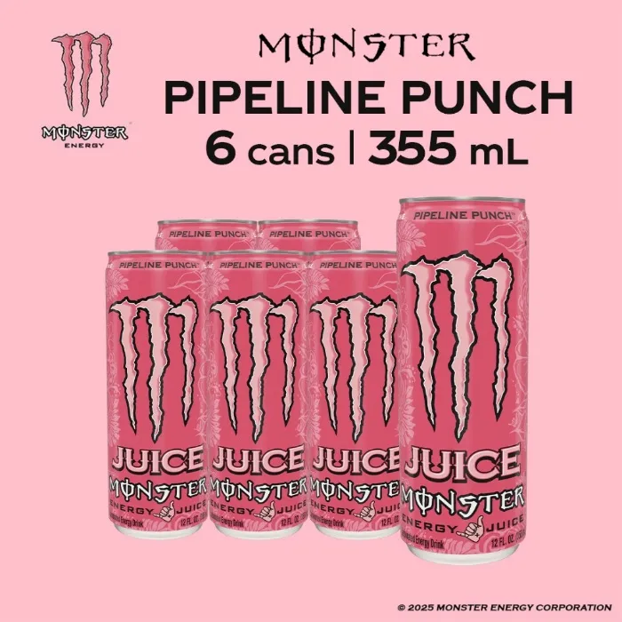 Monster Energy Pipeline Punch 355ml - Pack of 6