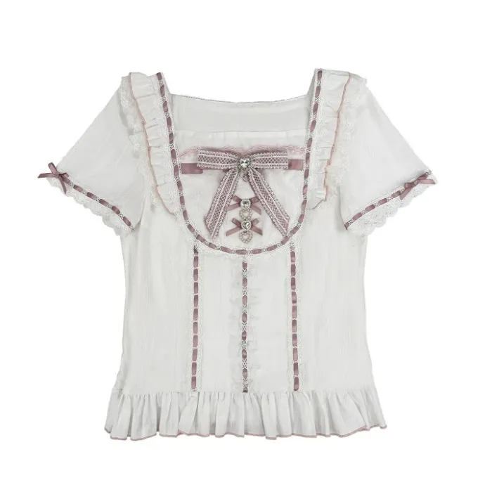 Heart Diamond Pure Cotton Shirt