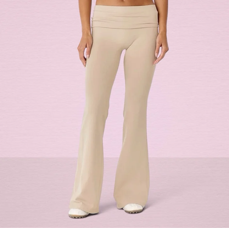 Form Invisible Scrunch Flare Fold Over Leggings 