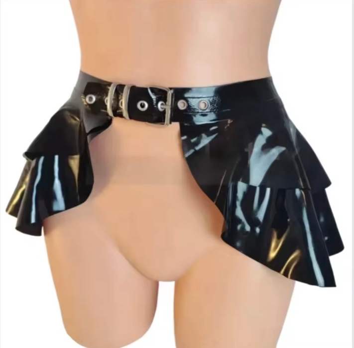 Latex Belt Skirt