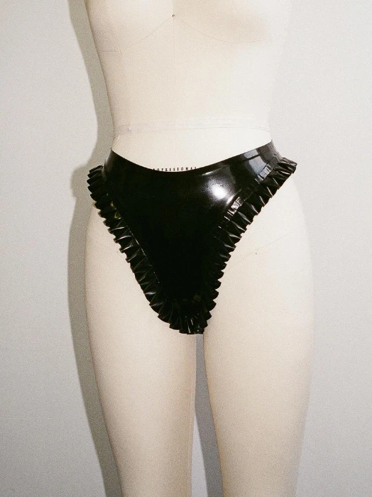 Frill Latex Knickers