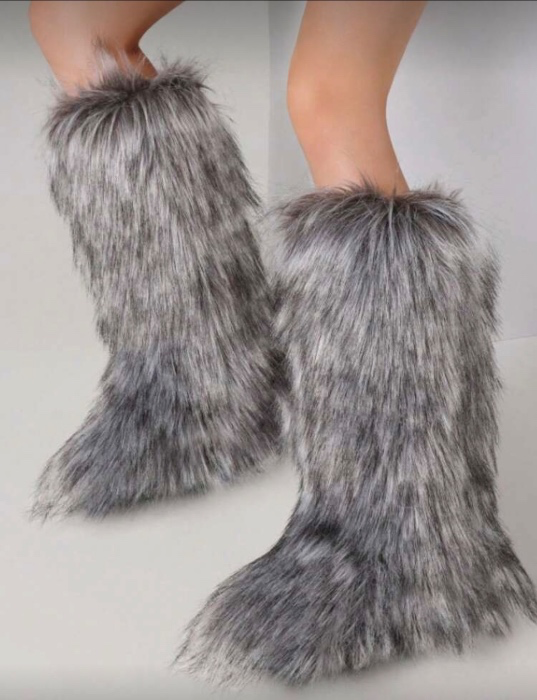 Fuzzy boots