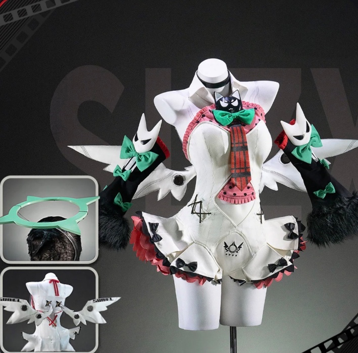 【Nekocos】Game Zenless Zone Zero Cosplay Nangong Yu Angels of Delusion Cosplay Costume | In Stock - Full Set +Wig / S