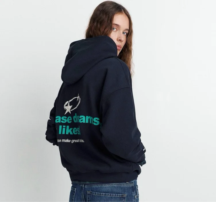Hoodie stars text