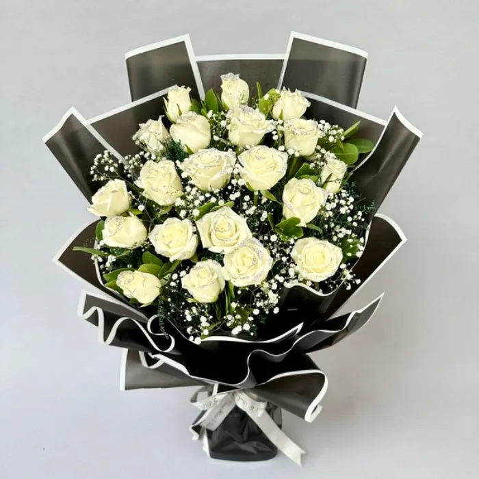 White Roses Bouquet