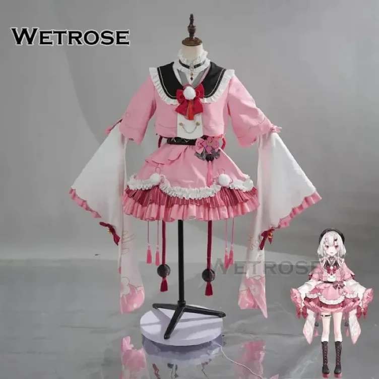[Wetrose] Hololive JP Vtuber Nakiri Ayame Maid Outfit Cosplay Costume