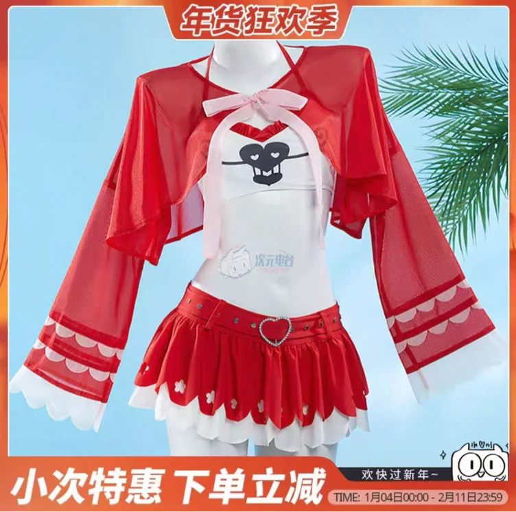 One Piece Perona Swimwear Cosplay Costume Size S