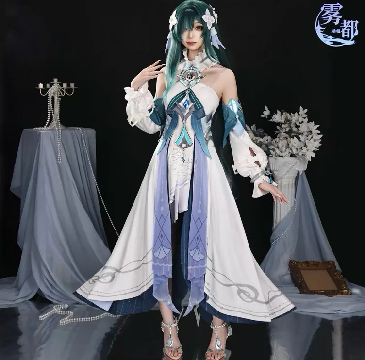 Genshin Impact Snezhnaya Vodyanitsa Cosplay Costume