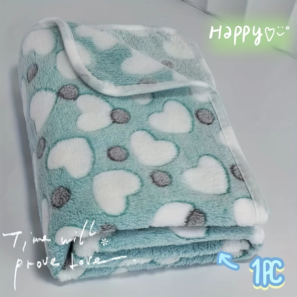 TEMU 1pc Pet Blanket, Faux Fur Plush Blanket, Air Conditioning Blanket, Cat Blanket, Blanket