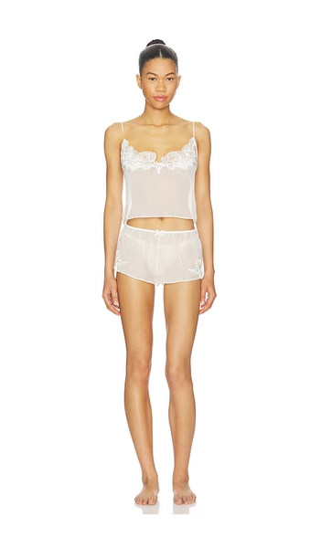 SKIMS Skims Romance Lace Cami And Short Set in Ivory. - size XXL