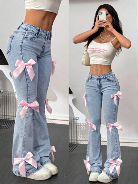 🎀Bow Jeans🎀