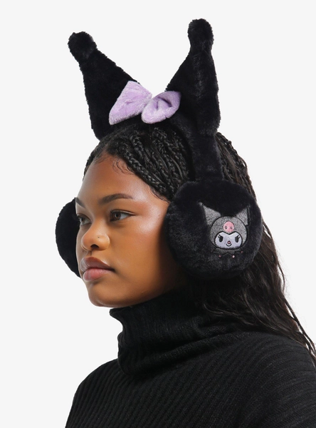 Kuromi Ears Plush Earmuffs