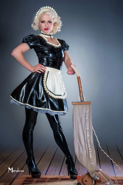 His Latex French Maid Set