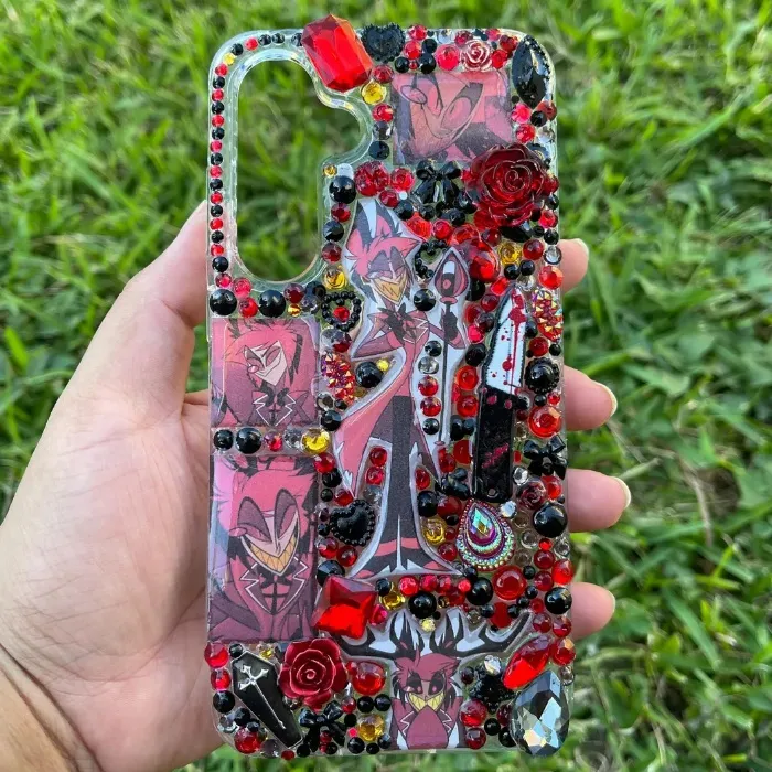 Radio Demon Phone Case | Handmade (3D JUNK / BLING CASE)