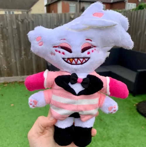 Angel Dust Plushie, Hazbin Hotel plush, 20cm Stuffed Toy