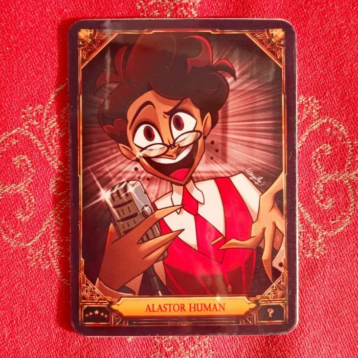 Hazbin Hotel Fan Card "alastor Human"