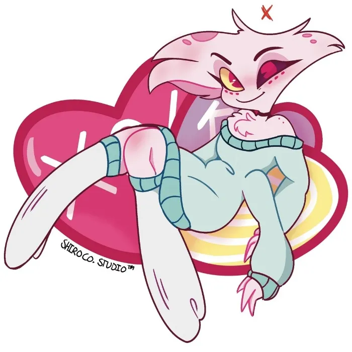 Candy Hearts Angel Dust Keychain