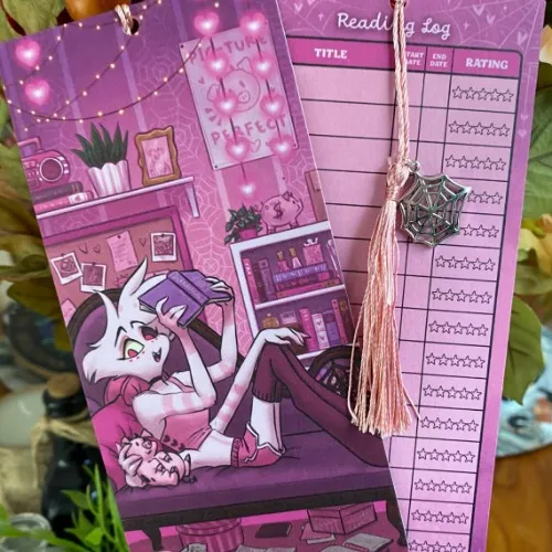 Angel Dust Bookmark/Reading Log