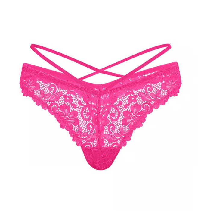 Tease Mesh & Lace String Thong 