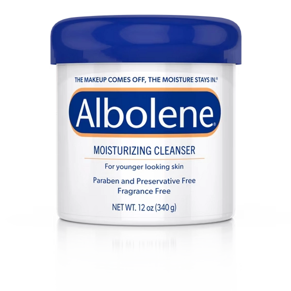 Albolene Moisturizing Cleanser -Makeup Remover-Facial and Moisturizer Fragrance Free 12.0 oz