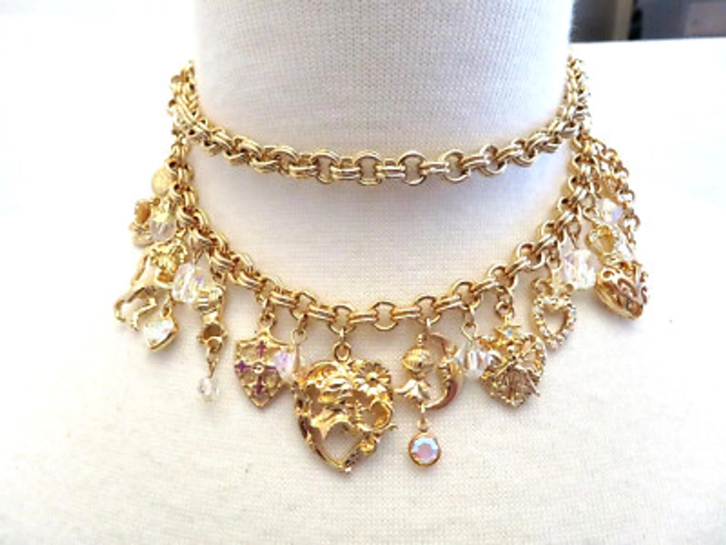 KIRKS FOLLY LEGENDS OF THE HEART NECKLACE/BRACELET 30" | eBay