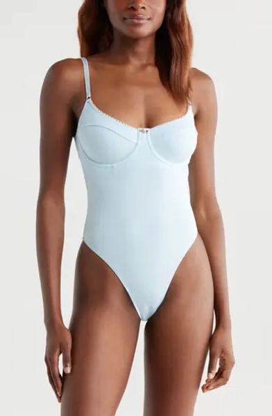 Rib Underwire Bodysuit