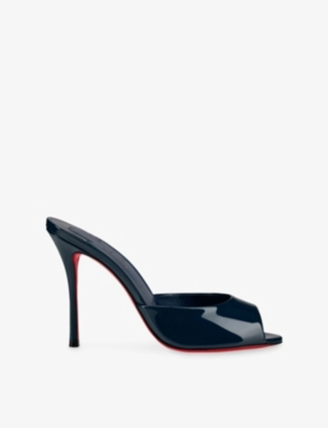 Me Dolly 100 Patent-Leather Heeled Mules - EUR 36 / 3 UK WOMEN