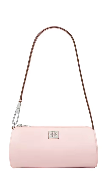 Tory Burch Virginia Cylinder Bag in Pink.