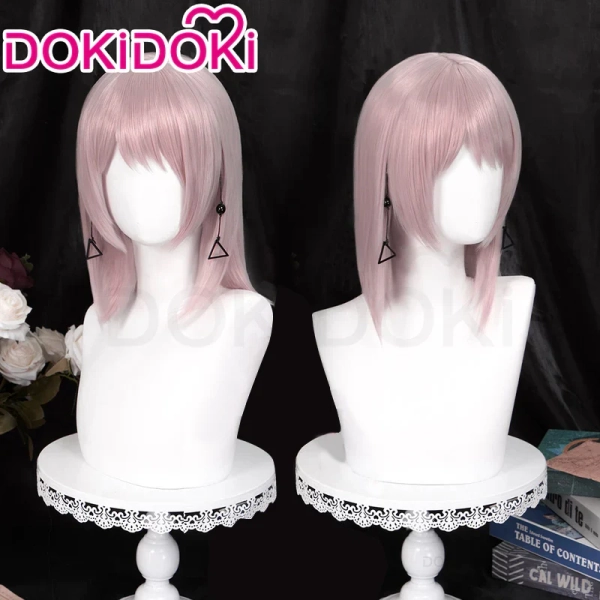 【Partially Ready For Ship】DokiDoki Anime Cosplay Wig Short Straight Pink Hair - Wig Only-Ready For Ship
