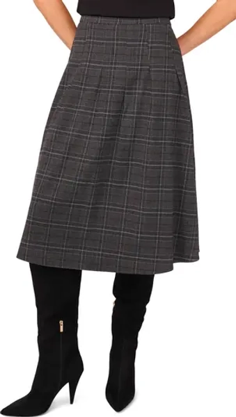 Pleated Midi Skirt