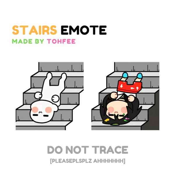 STAIRS EMOTE by tohfee (@tohfee)