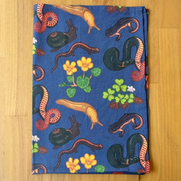 Redwood Forest Floor Tea Towel