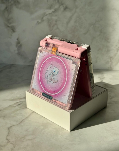 Mew Game Boy Advance SP - IPS V5 LCD Screen - Custom Pokémon Mew Game Boy Advance Sp - Etsy