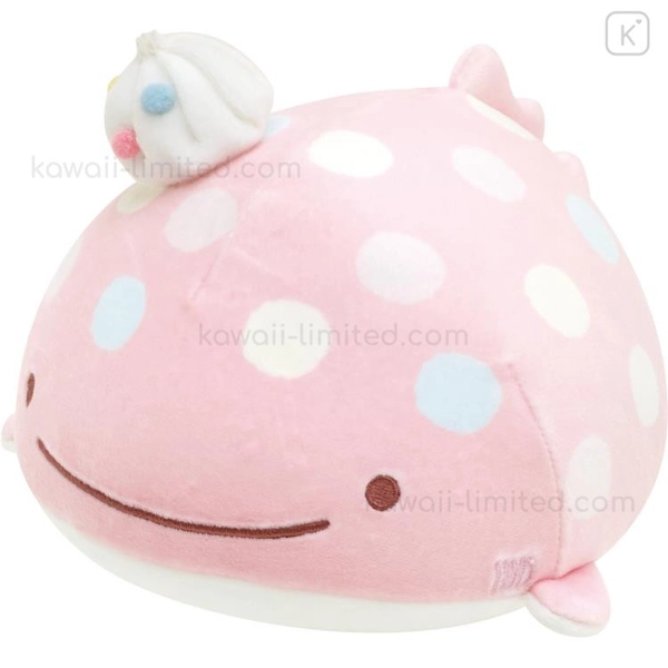 Japan San-X Super Mochimochi Stuffed Toy (S) - Jinbesan Pink : Ice Jellyfish