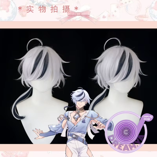 Blade Cosplay Wig Game Nu Carnival Black Silver Mixed Heat Resistant Synthetic Hair Halloween Party Role Play Carnival + Wig Cap - AliExpress 200000532