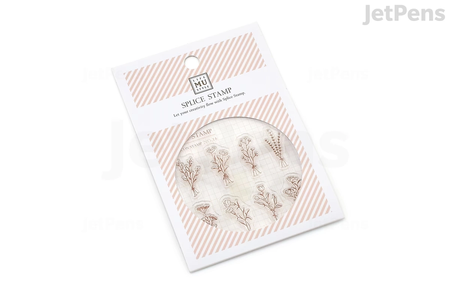 MU Clear Splice Stamp - My Icon - Flowers C (No. 16)