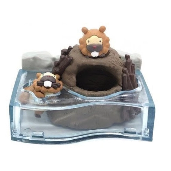 Bidoof Pokémon NONBIRI TIME ornament collectible Figure re-ment toy gift