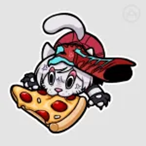 [ Devil May Cry ] Pizza Cat Dante Sticker by CoconutBiko - ACGGOODS