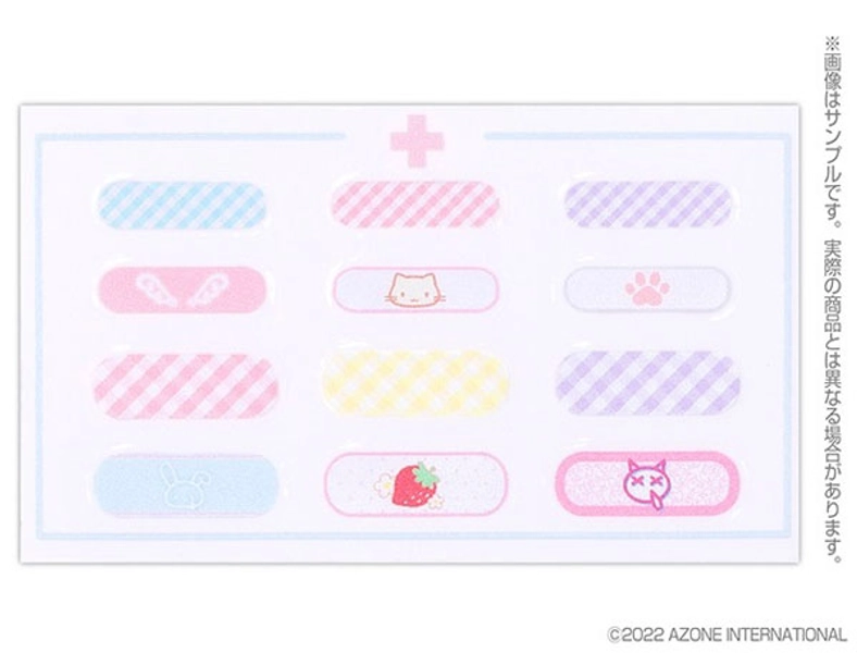 Adhesive Bandage Sticker set (M, L) Patterned (DOLL ACCESSORY)(Released)