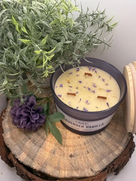 3 Wick Beeswax Candle | Certified Organic | Hand Poured | Non-toxic 16oz - Etsy