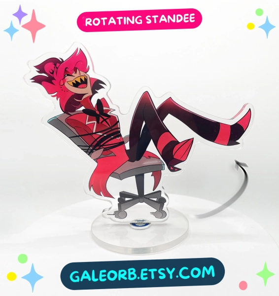 Alastor Rotating Standee Hazbin Hotel 12cm