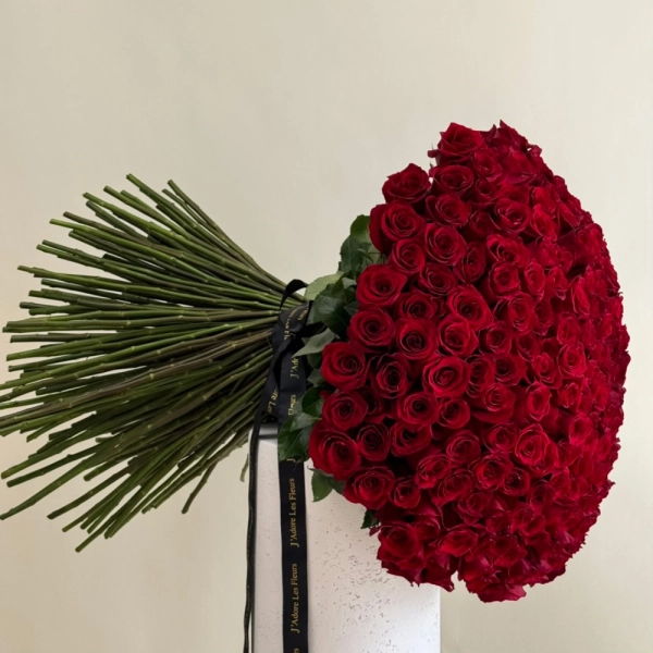 Classic Roses Hand-Tied Bouquet - JLF  Florist