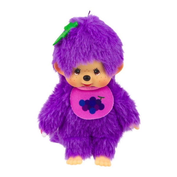 Sekiguchi Monchhichi FRUIT COLOR Plush Doll - Grape Purple