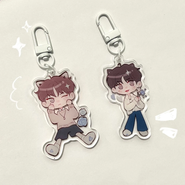 ZEROBASEONE: in Bloom Acrylic Keychain (hanbin and Zhang Hao) - Etsy Australia