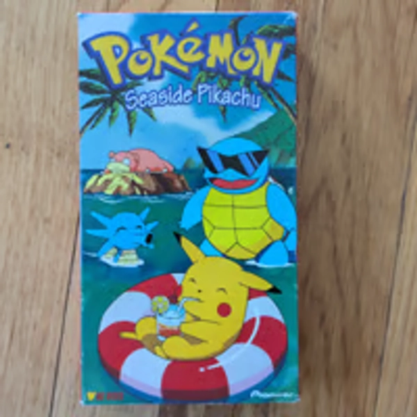 VHS Pokemon Seaside Pikachu
