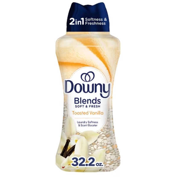 Downy Blends Soft & Fresh In-Wash Scent Booster - Toasted Vanilla Scented Laundry Bead - 32.2oz