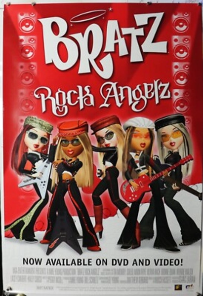 BRATZ ROCK ANGELZ ONE SHEET MOVIE DVD release POSTER 27" X40" NOS (b214)(b218) | eBay
