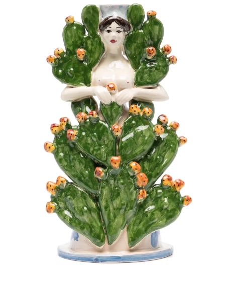 Les-Ottomans sculpted ceramic candleholder (25cm x 15cm) 