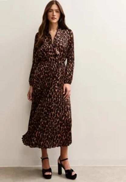 ANIMAL PRINT - Robe de jour - dark brown