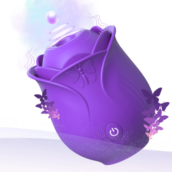 2025 Upgrated Rose Sex Toy for Women: Clitoral Vibrator with Quiet 10 Sucking And Vibrating Functions, Nipple Teasing Clitoris Stimulator for Sexual Pleasure Adult Toy for Couples, Sexual Wellness, Solo Pleasure, Stylish Pleasure Device, Discreet